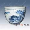 陶瓷水缸價格，手繪青花瓷大缸，商務禮品大缸