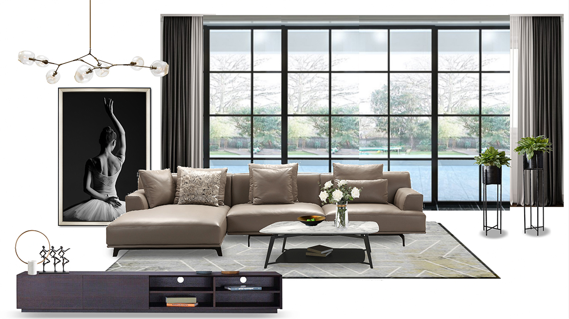 簡普家具 現代簡約 兩房兩廳 13件套 簡普家具 現代簡約 兩房兩廳 13件套